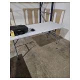 WHITE FOLDING TABLE - 6