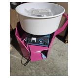 PINK FLYING COTTON CANDY MACHINE ON WHEELS (LIKE N