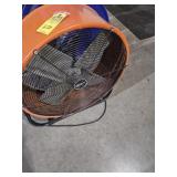 ORANGE COMMERCIAL ELECTRIC BARREL FAN - 26