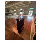 WOOD ROLLING PODIUM