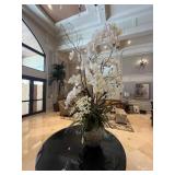 LARGE ARTIFICIAL ORCHID IN VASE - APPROXIMATELY 5