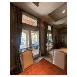 SETS CURTAINS WITH BLACKOUT LINING - BROWN / GRAY