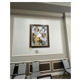 FRAMED & MATTED ARTWORK - FLOWER ABSTRACT - 59