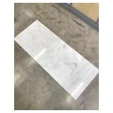 SQ. FT. - 12 x 24 White Carrara (12 x 24 White Car