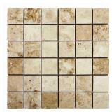 SQ. FT. - 2 x 2 Cappuccino Mosaics (2 x 2 x 3/8 Ca