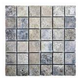 SQ. FT. - 2 x 2 Silver Mosaics (2 x 2 x 3/8'' Silv