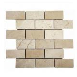 SQ. FT. - 2 x 4 Brick Crema Mosaics (2 x 4 x 3/8 C