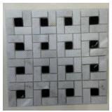 SQ.FT. UK-M206 _2ï¿½ x 2ï¿½ Spiral White Carrara Marb