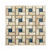 SQ.FT. UK-L206 _ 2ï¿½ x 2ï¿½ Spiral Light Travertine t