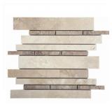 SQ. FT. - Mosaic Bars Light (Mosaic Bars_ Ivory/No