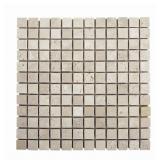 SQ. FT. - 1 x 1 Light (1 x 1 Ivory Travertine on m