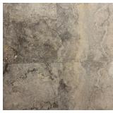 SQ. FT. - 12 x 12 Silver (12 x 12 Silver Travertin