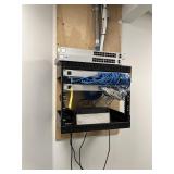 ASSORTED - 4- SWITCHES / 1- UPS / 1- SERVER WALL R
