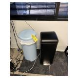 ASSORTED GARBAGE CANS