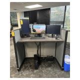 GRAY CUBICLE STATIONS - 7- 3