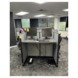 GRAY CUBICLE STATIONS - 12- 3