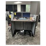 GRAY CUBICLE STATIONS - 8- 3