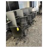 ASSORTED ROLLING OFFICE CHAIRS