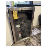 EUHOMY MINI FRIDGE WITH GLASS DOOR