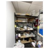 LOT - GARBAGE BAGS, WATER BOTTLES, MASKS, OFFICE S