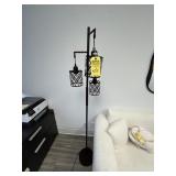 BROWN FLOOR LAMP