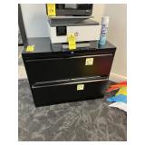 LATERAL FILE CABINET WITH 2 DRAWERS (NO CONTENTS)