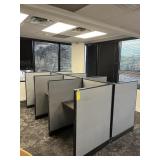 GRAY CUBICLE STATIONS - 3