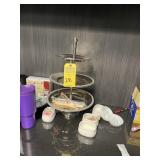 LOT ASSORTED - ICE BUCKET, DESERT DISPLAY, SPLENDA