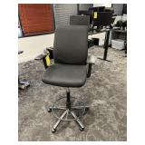 BAR HEIGHT ROLLING OFFICE CHAIR