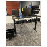GRAY ADJUSTABLE HEIGHT TABLE - 5