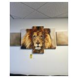 5-PIECE LION PICTURE