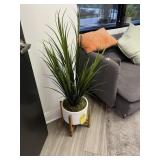 ARTIFICIAL PLANT IN POT WITH STAND