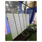 WHITE 6-PANEL FOLDING SCREEN