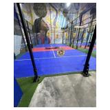 LOT - BLUE & RED FLOORING WITH LINES - 20