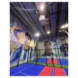 DOUBLE LED SPORTS LIGHTS ON POSTS (COURT #3)