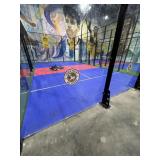 LOT - BLUE & RED FLOORING WITH LINES - 20