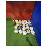 ASSORTED BALLS - VOLLEYBALL, BASKETBALL, ETC