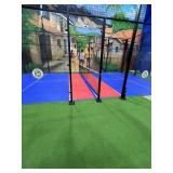LOT - BLUE & RED FLOORING WITH LINES - 20