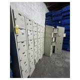 HALLOWELL 18-CUBBY LOCKERS