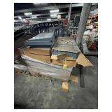 PALLETS - PIECES OF SHELVING & CART PIECES (APPROX