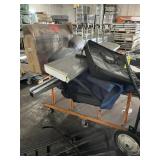 ORANGE ROLLING CART