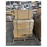 PALLETS ASSORTED METAL SHELVING