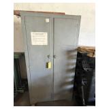 WOOD STORAGE CABINETS WITH 2 DOORS