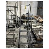5-STEP ROLLING WAREHOUSE LADDER