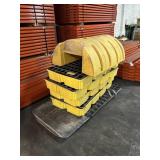ASSORTED - 4- SPILL CONTAINMENT PLATFORMS / 1- LAR