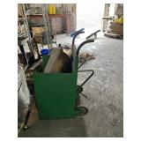 GREEN ROLLING CART