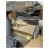 ASSORTED METAL SHELVES (1 PALLET)