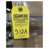 LOT METAL SHELVES - 12