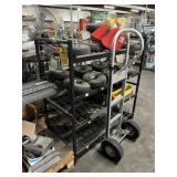 METAL MATERIAL RACK (NO CONTENTS)