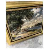 GOLD FRAME ARTWORK - ARTIST ENHANCED CLAUDE MONET